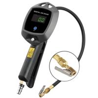 Manomètre numérique portable pour pneus avec écran LCD, précision 0,2 PSI pour voitures, SUV, camions et motos