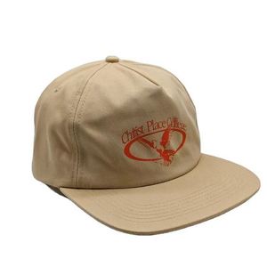 Casquette Snapback Vintage Non Structurée à Logo Personnalisé Imprimé Argenté, Profil Bas, Vente en Gros - Product Image 2