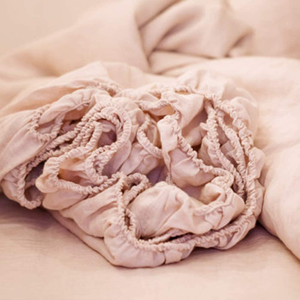 <span class=keywords><strong>100</strong></span>% फ्रेंच फ्लैक्स लिनन बेड शीट रानी आकार के आधुनिक फार्महाघर शैली के लिए 300tc नमी-विच और सांस लेने योग्य बिस्तर - Product Image 5