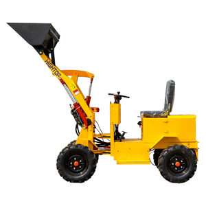 Chargeur électrique d'usine 300 kg, chargeur de tracteur, quatre roues motrices, batterie, petit camion à benne basculante à roues, <span class=keywords><strong>pelle</strong></span> rétrocaveuse - Product Image 5