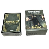 Cartes de jeu holographiques personnalisées de qualité supérieure, impression à chaud dorée, cartes à collectionner avec logo