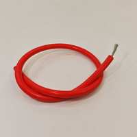 Fil de silicone haute tension AGG 2,5 mm² 13AWG 10KV OFC 200°C souple monoconducteur pour allumage, bougie, enseigne néon, laser CO2