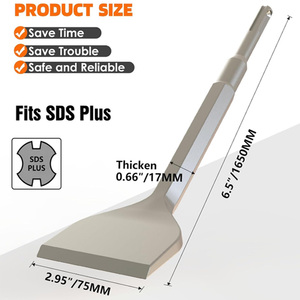 <span class=keywords><strong>Prix</strong></span> usine vente directe outil de burin de retrait de carrelage 7.62 cm X 25.4 cm ciseau - Product Image 6