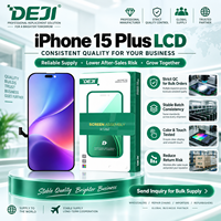 Écran LCD FHD DEJI pour iPhone 15 Plus – Écran de remplacement en gros pour les réseaux d'atelières de réparation et les grossistes