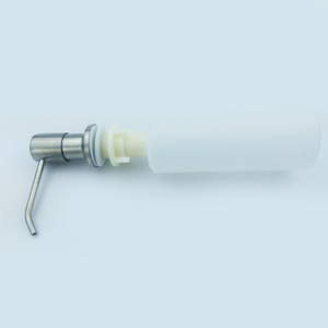 Distributeur de savon Saint Ruijia en acier inoxydable 304 brossé, à pression manuelle, moderne et simple, pour évier de cuisine, distributeur de liquide vaisselle - Product Image 1