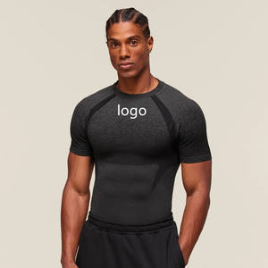 Nuevo Estilo de Camiseta Deportiva para Correr y Fitness Transpirable de Compresión Atlética de Manga Corta para Hombre - Product Image 4