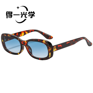 De Yi Optics <b>Square</b> <b>Frame</b> <b>Sunglasses</b> Black PC <b>Frame</b> UV400 Women's Sun Protection - Product Image 3