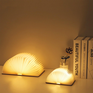 Lampe de lecture pliable sans fil rechargeable, 5 couleurs, veilleuse pliable, lampe de bureau portable pour les fêtes - Product Image 1