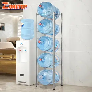 Nhà Máy Trực Tiếp Bán Buôn 5 Tầng Kho Kệ/5 Gallon Nước Lưu Trữ Chủ Sở Hữu/5 Gallon Xách Tay Xếp Chồng Giá