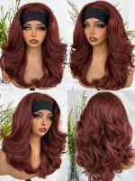 Perruques synthétiques à bandeau Kemy Hair Copper Latisha, texture naturelle, fibre résistante à la chaleur, perruque synthétique pour femmes noires