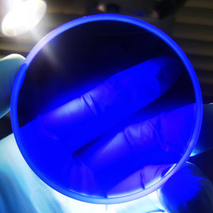 قلادة خاتم الأحجار الكريمة الياقوت الأزرق كريستال طقم مجوهرات سعر - Product Image 1