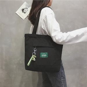 Grands sacs à main en toile personnalisés pour femmes, sac d'école portable pour étudiants, sac de shopping fourre-tout - Product Image 4