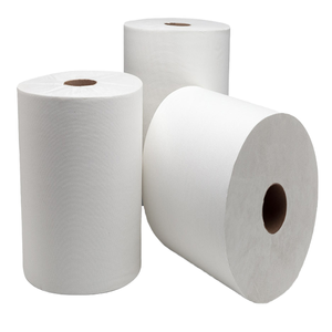 RouNuo Papier toilette hygiénique soluble dans l'eau en gros, 100% pâte de bois vierge, jetable, 1 pli, rouleau standard - Product Image 2
