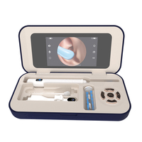 Ensemble de 2 en 1 pour le retrait du cérumen, endoscope buccal, caméra dentaire orale avec boîte de rangement de charge