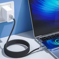 Câble de charge rapide USB-A vers USB-C 66W/100W en alliage de zinc avec puce E-Marker et conducteur en cuivre pur, longueur 1M/2M, pour ordinateur et imprimante (OEM)