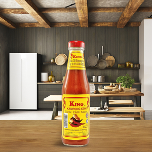 King ซอสกระเทียมพริกฮาลาลทำจากมาเลเซีย320กรัมในขวดร้อนและเผ็ดพร้อมใช้ - Product Image 2