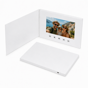 Album <span class=keywords><strong>photo</strong></span> publicitaire portable de 7 pouces, personnalisé, imprimé à la main en sérigraphie, pour artisanat en papier, idéal pour cadeaux et lecteurs vidéo (ODM) - Product Image 1