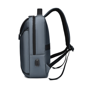 Sac à dos pour ordinateur portable unisexe de haute qualité, imperméable, en Oxford, tendance, logo personnalisé, fonctions antivol, port de charge USB, physiologique - Product Image 2