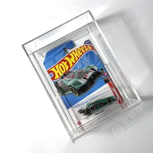 Yageli new arrival clear Hot Wheels model car acrylic display case for collector