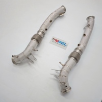 Tubo de Escape de Acero Inoxidable de Alto Rendimiento con Protector Térmico para Maserati MC20 3.0T 2020-2024, Calidad OEM