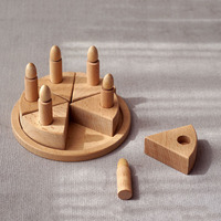Kinder-Simulations-Geburtstagstorte Holzspielzeug Rollenspiel Buchen-Holzpaletten Lebensmittel-Schneidekuchen Interaktive Spiele Küchen-Spielzeug
