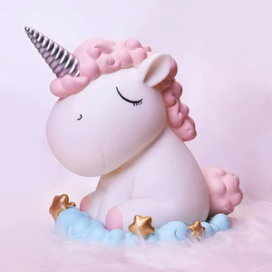 Populaire Fliud <span class=keywords><strong>licorne</strong></span> bricolage enfants peinture acrylique vinyle <span class=keywords><strong>licorne</strong></span> <span class=keywords><strong>tirelire</strong></span> fluide goutte à goutte verser peinture ours pour la décoration - Product Image 2