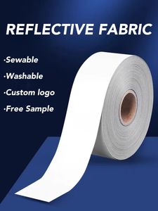 EN20471 luce cucire su nastro riflettente tessuto Design nastri produce per l'abbigliamento - Product Image 2
