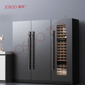 Enfriador de Vino de Doble Zona Josoo para 148 Botellas, Refrigerador Profesional con Compresor, Bodega con Puerta de Acero Inoxidable sin Costuras Zs-b445 - Product Image 5