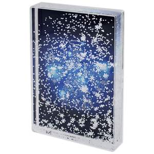 Marco DE FOTOS líquido de estilo navideño de 6 pulgadas, marco de fotos flotante para imágenes, manualidades, marco de fotos de globo de nieve de plástico - Product Image 2