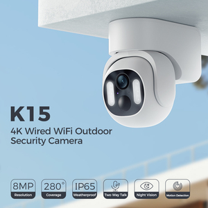 Arpha K15 Ngoài Trời Không Thấm Nước 4K AI Phát Hiện Góc Rộng Wifi An Ninh Nhà Máy Ảnh Với Alexa Google Trợ Lý - Product Image 6