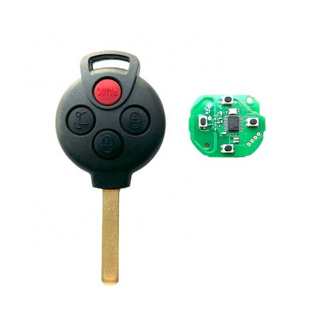 Smart Car Key Remote Control 315mhz with ID 46 Chip 3/4 Buttons Replacement Key Shell case for B-enz Car Key KR55WK45144
