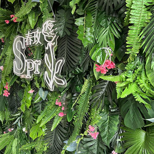 SPR demoiselles d'honneur bouquet vert feuille artificielle herbe pour <span class=keywords><strong>mur</strong></span> artificiel buis haie tapis rouleau pour jardin extérieur décoration - Product Image 4