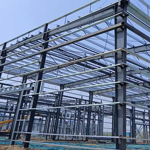 Entrepôt à structure métallique, bâtiment métallique, atelier en acier avec bureau, économique et durable, sans colonnes métalliques - Product Image 2