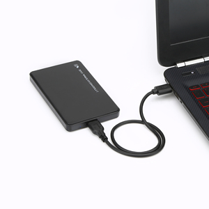 กล่องใส่ฮาร์ดดิสก์ภายนอกขนาดเล็กพกพา ABS 2.5 นิ้ว 5GbPS สำหรับ Duro Hdd 25 Usb3.0 Ssd พร้อมสายเคเบิล กล่องใส่ฮาร์ดดิสก์ขนาด 2.5 นิ้ว - Product Image 3