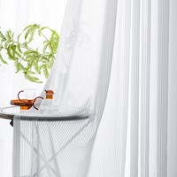 Rideau de fenêtre transparent doux hôtel et maison tissu de draperie en voile doux élégant décor à la maison rideaux et cantonnières