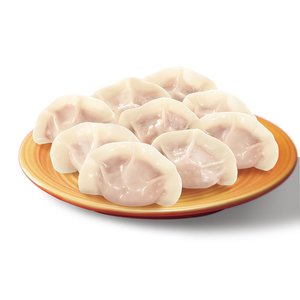 Dumplings à la ciboulette et aux œufs à base de plantes Sanquan - Dumplings surgelés végétariens - Product Image 1