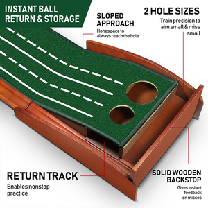 Nouveau kit d'entraînement de <span class=keywords><strong>golf</strong></span> d'intérieur 2025 – <span class=keywords><strong>Tapis</strong></span> de mini-<span class=keywords><strong>golf</strong></span> vert avec équipement et aides à l'entraînement de <span class=keywords><strong>golf</strong></span> - Product Image 3