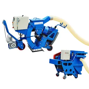 floor shot blasting machine removes surface dirt