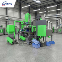 Machine de recyclage de PCB de petite taille 150-1000 kg/h, usine de recyclage de PCB pour la récupération de l'or