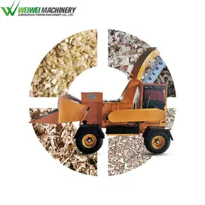 The global hot brand Weiwei Machinery WBC waste wood shredder is easy to transport and maintain