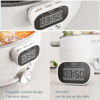 Casserole électrique multifonctionnelle à prix avantageux et à haut rendement, grande capacité 4L/5L, cuisson rapide, couvercle en verre