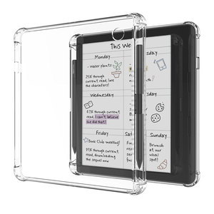 Étui avec support pour stylet pour liseuse Kobo Libra <span class=keywords><strong>Clara</strong></span> Colour 2E <span class=keywords><strong>2</strong></span> HD Sage 7 pouces, liseuse électronique transparente en TPU souple, Pbk158 Laudtec - Product Image 3