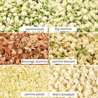 Getrocknete Jasminblütenblätter mit Reichhaltigem, Langanhaltenden Duft Essbare Duftende Jasminblütenstücke für Dessert-Dekoration, Kräutertee-Mischungen