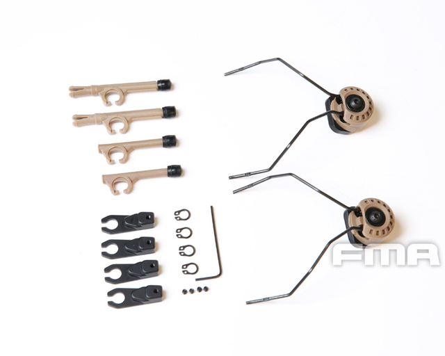 FMA Headphone Universal Modular Attach Rail Kit Adjustable Clip Headset Accessories Stand Earphone Hanger TB1292