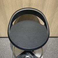 Chaises de bar pivotantes réglables en hauteur de haute qualité avec base ronde, tabourets rotatifs pour magasin de bureau Lobby Lounge Shop Bar Furniture