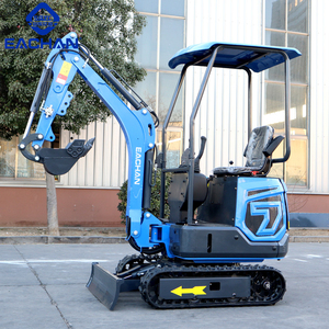 Hızlı teslimat Mini ekskavatör 1.2 Ton belediye mühendislik hafriyat küçük ekskavatör şantiye paletli mikro kazıcı - Product Image 2