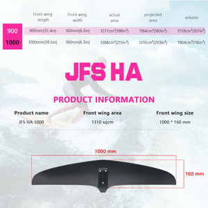 Hot Axis Foil Front Wing HA1000 Full Carbon HydroFoil Board 1310sqcm Foiling Sup <b>Surfing</b> KiteFoil Hydrofoil JFS HA 1000 Hot Foil - Product Image 5
