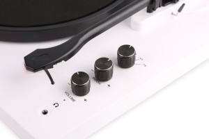 Tourne-disque pour <span class=keywords><strong>vinyle</strong></span> avec haut-parleurs, tourne-disque <span class=keywords><strong>Bluetooth</strong></span> pour disques vinyles avec haut-parleurs stéréo HiFi 36W, cartouche magnétique - Product Image 6