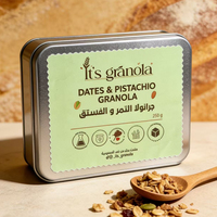 Étiquette autocollante personnalisée imperméable et résistante à l'huile pour emballage alimentaire, autocollant adhésif pour granola et céréales