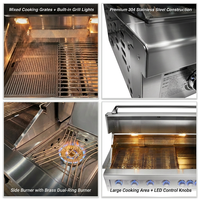 Cuisine extérieure personnalisée JOYEDA avec réfrigérateur et évier intégrés pour rangement de garage